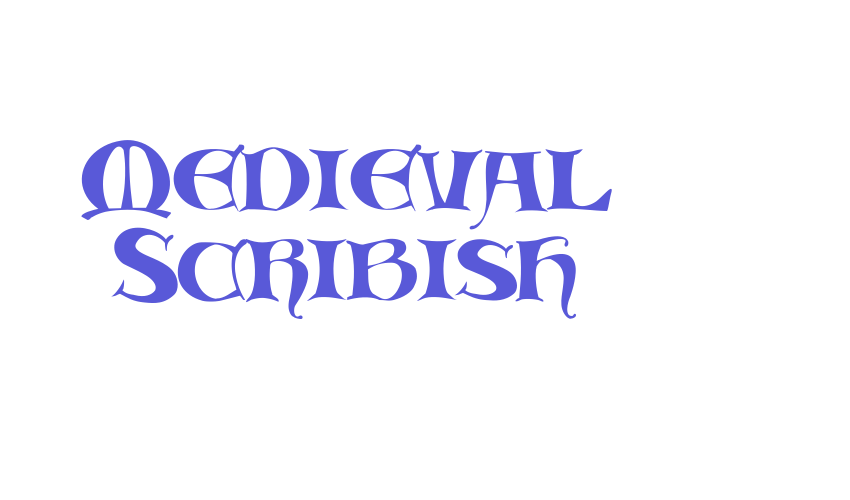 Medieval Scribish Font Download