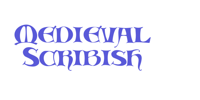 Medieval Scribish Font Download