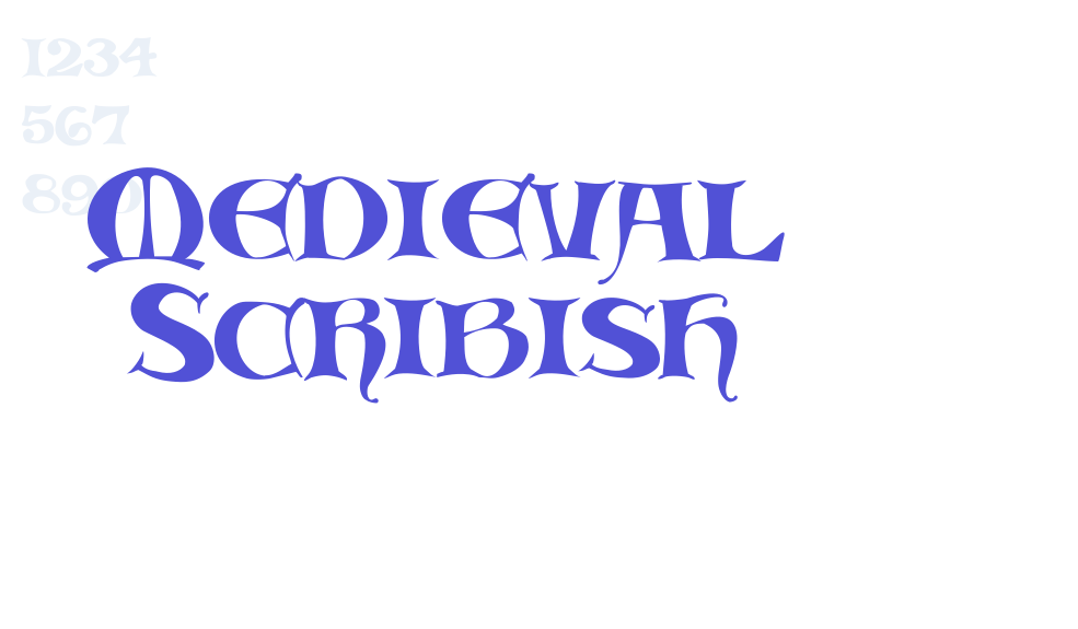 Medieval Scribish-font-download