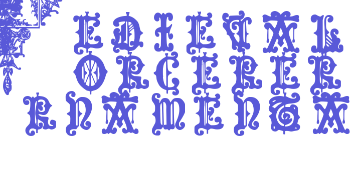 Medieval Sorcerer Ornamental Font Download