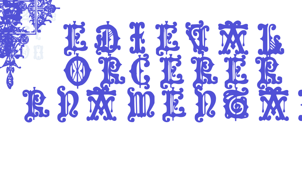 Medieval Sorcerer Ornamental-font-download