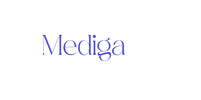 Mediga Font