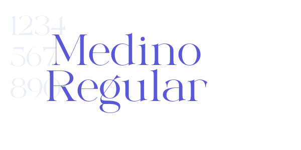 Medino Regular font free