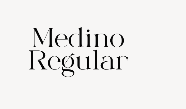 Medino Regular Font