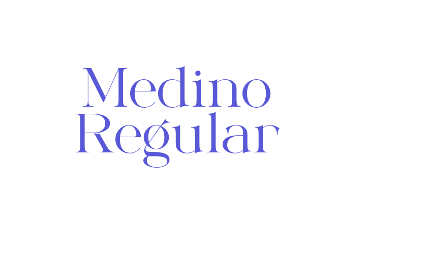 Medino Regular Font Download