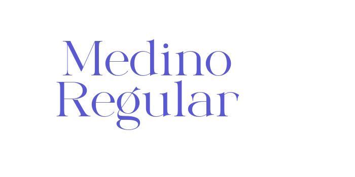 Medino Regular Font Download