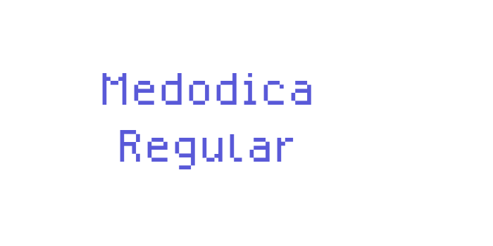 Medodica Regular Font Download