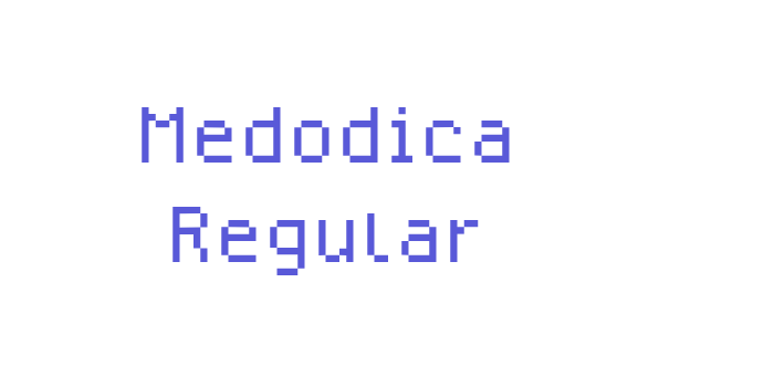 Medodica Regular Font