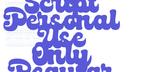 Medyan Script Personal Use Only Regular font free