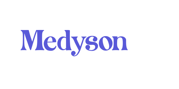 Medyson Font Download