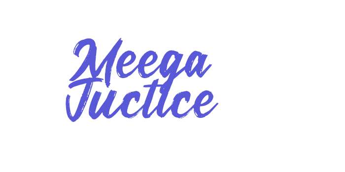 Meega Juctice Font Download