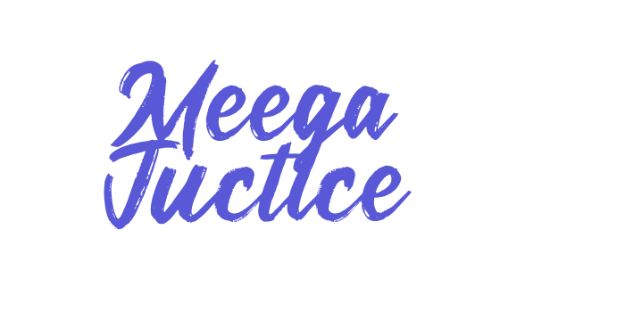 Meega Juctice Font