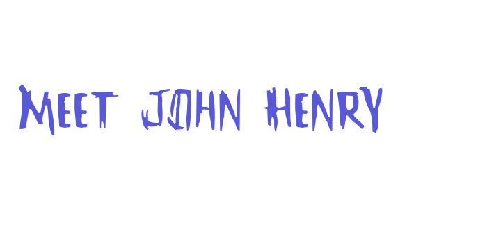 Meet John Henry Font Download