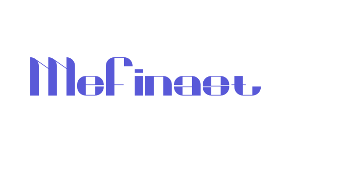 Mefinast Font Download