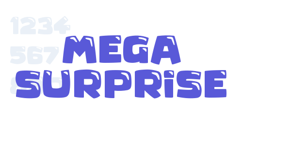 Mega Surprise font free