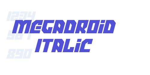 Megadroid Italic-font-download