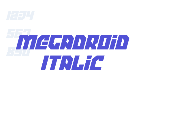 Megadroid Italic