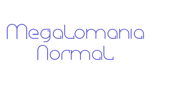 Megalomania Normal Font Download