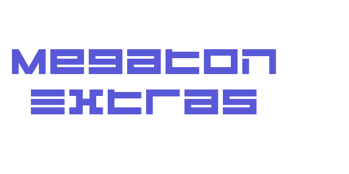 Megaton Extras Font Download