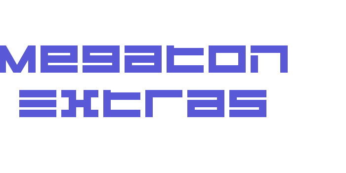 Megaton Extras Font