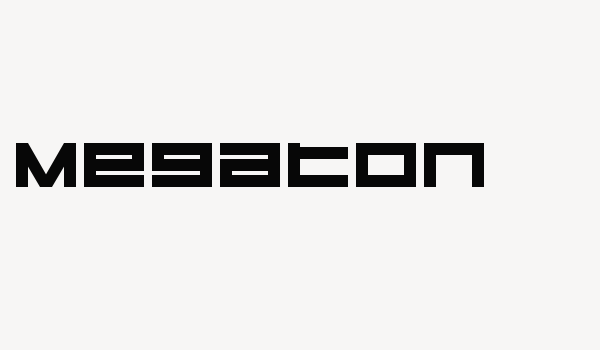 Megaton Font