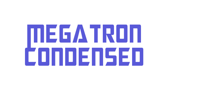 Megatron Condensed Font Download