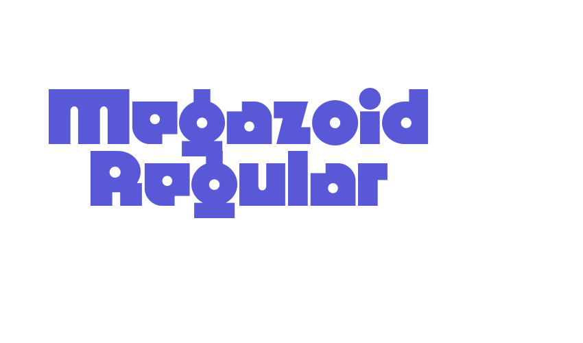 Megazoid Regular Font Download