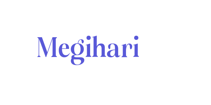 Megihari Font Download