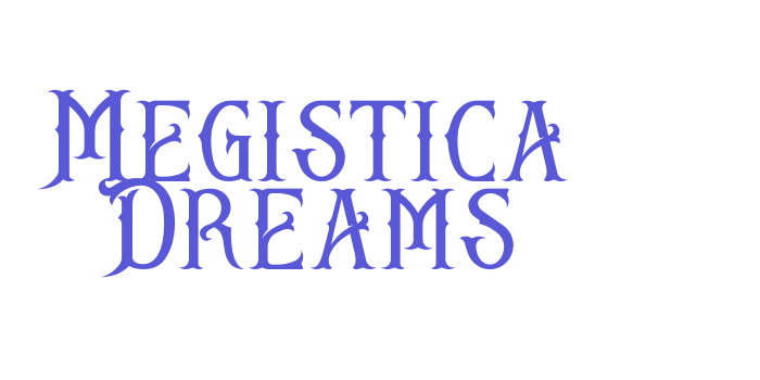 Megistica Dreams Font Download