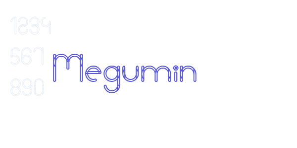 Megumin font free