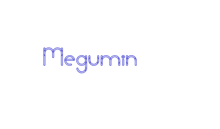 Megumin Font