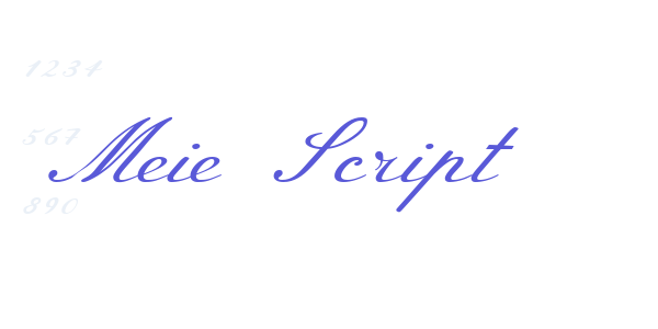 Meie Script font free