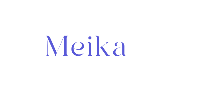 Meika Font