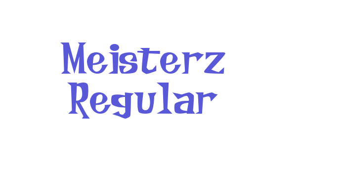 Meisterz Regular Font Download