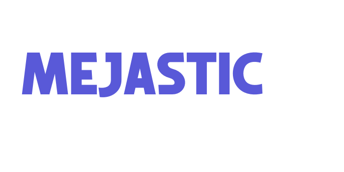 Mejastic Font