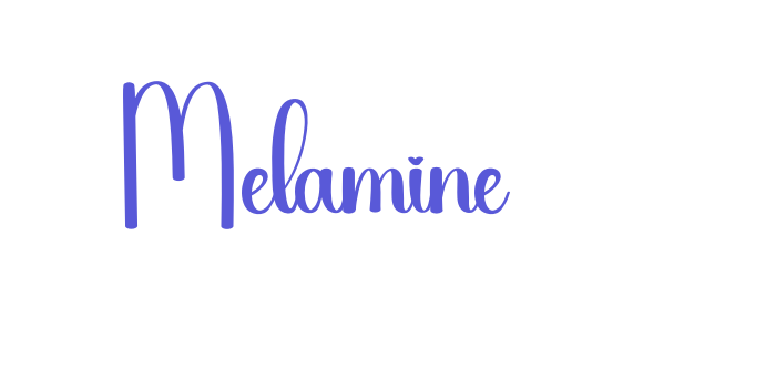 Melamine Font