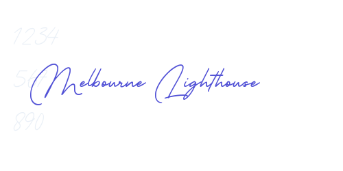 Melbourne Lighthouse-font-download