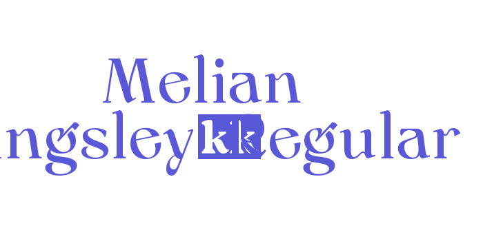 Melian Kingsley-Regular Font Download