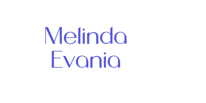 Melinda Evania Font Download