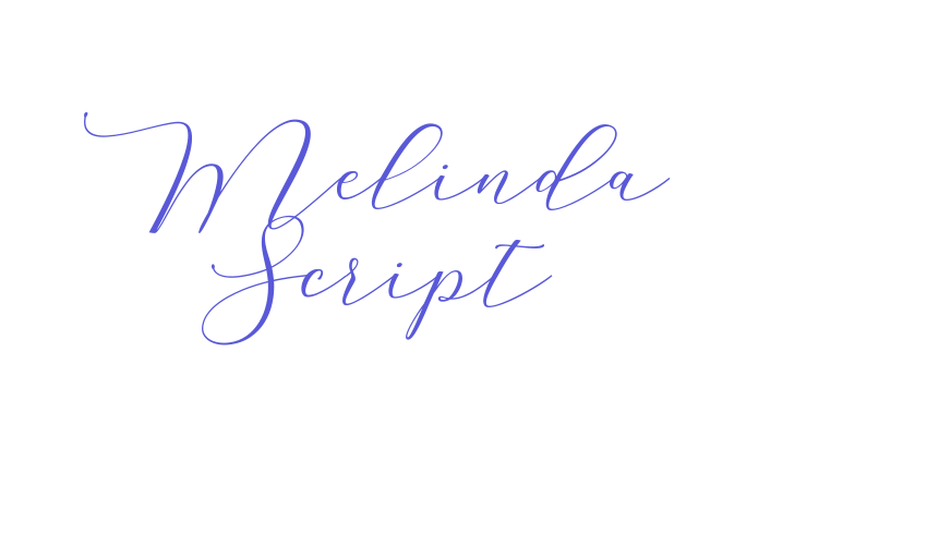 Melinda Script Font