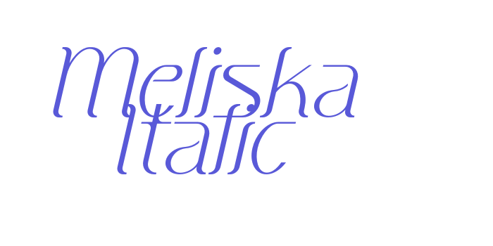 Meliska Italic Font Download