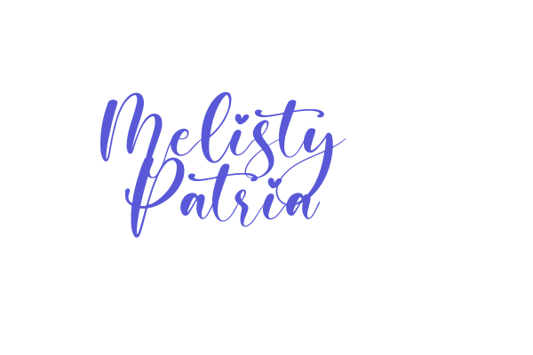 Melisty Patria Font