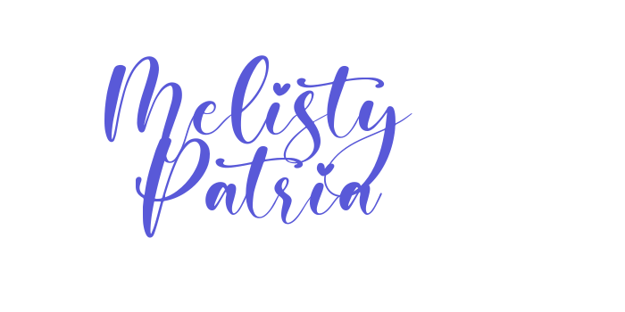 Melisty Patria Font