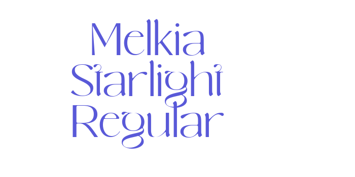 Melkia Starlight Regular Font Download