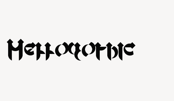 Mellogothic Font