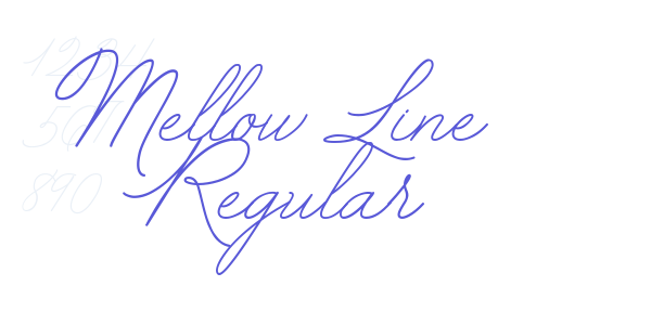 Mellow Line Regular font free