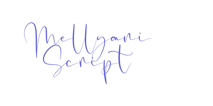 Mellyani Script Font Download