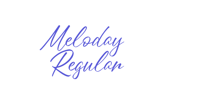 Meloday Regular Font Download