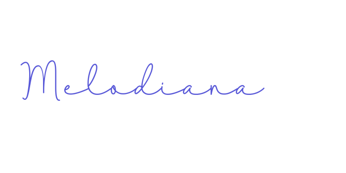 Melodiana Font