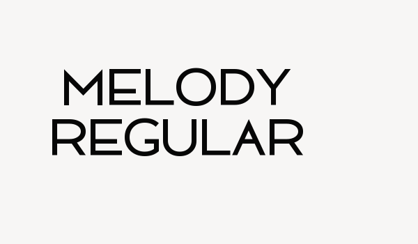 Melody Regular Font